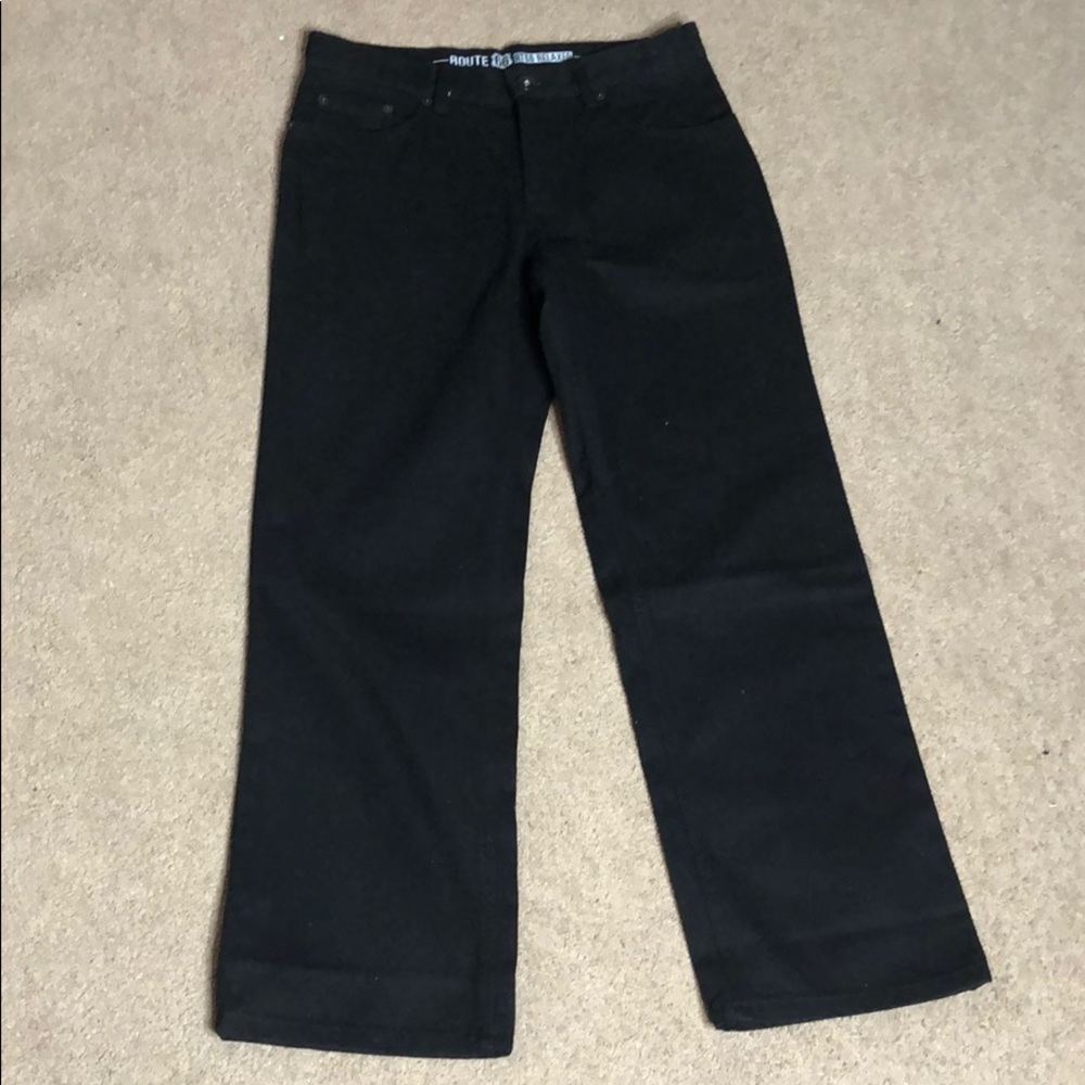 Black ROUTE 66 Relaxed Jeans, size 12H